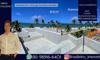 Imagem 2: 5% de Sinal e 95% Financiado já pensou? Adquirir um Flat na beira mar de Muro Alto com est