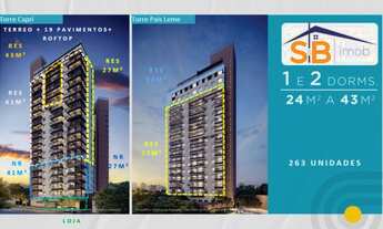 Imagem 2: Studio para venda com unidades de 25m² a 43m² com 1 quarto em Pinheiros - São Paulo - SP