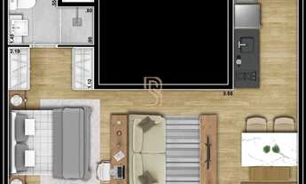 Imagem 3: Studio a venda em Pinheiros com vaga