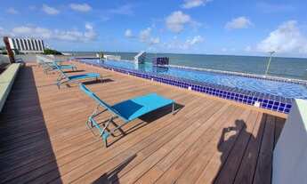 Imagem 3: Flat mobiliado de frente para o mar, em Piedade com 38m2