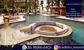 Imagem 6: 5% de Sinal e 95% Financiado já pensou? Adquirir um Flat na beira mar de Muro Alto com est