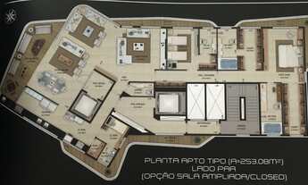 Imagem 5: Edifício Icon Apartamento com 4 dormitórios