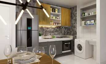 Imagem 7: Apartamento 53m² no Turu Varanda e Cozinha Integrada