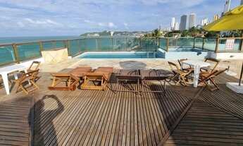 Imagem: Flat beira mar com vista lateral e edificio