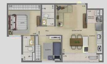 Imagem 2: Apartamento 59m2 - Wish Coimbra