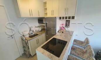 Imagem 6: Flat Choice Panamby mobiliado com 35m² para locação próximo da Av. Hebe Camargo