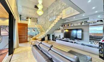 Imagem 3: Sobrado com 4 suítes mobiliado a venda condomínio Portal do Sol Green em Goiânia