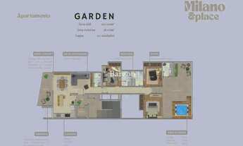 Imagem 6: Apartamento garden com 3 quartos sendo 2 suítes a venda no Bairro Cascatinha em Juiz de Fo