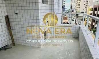 Imagem 2: PERTINHO DA PRAIA !! AMPLA VARANDA GOURMET COM VISTA MAR NA AVIAÇÃO SÓ 375 MIL