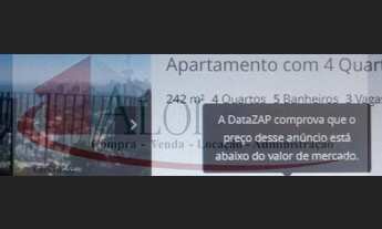 Imagem 2: Confortável apartamento em andar bem alto, com vista deslumbrante. Espaçosa sala para 3 am