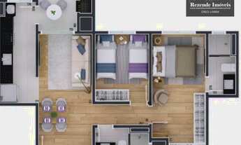 Imagem 5: Apartamento com 1 dormitório à venda, 42 m² por R$ 232.000 - Aristocrata - São José dos Pi