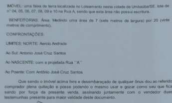 Imagem 2: 7 Lotes para construção de casas em Umbaúba