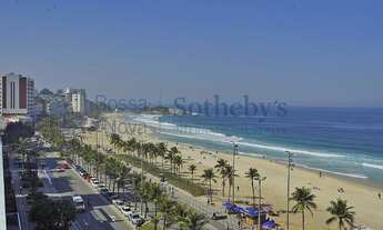 Imagem 6: Cobertura frontal mar com vista do Arpoador ao Leblon