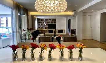 Imagem 3: Apartamento mobiliado e decorado para aluguel e venda com 268 m2 com 3 suítes- 4 vagas- d