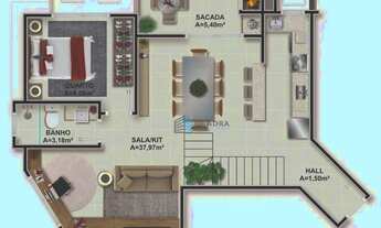 Imagem 2: Duplex com três dormitórios e duas vagas - Entrega 11/2023