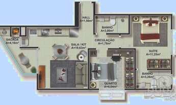 Imagem 4: Apartamento 3 dormitório no Itacorubi