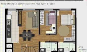 Imagem 5: Apartamento com 2 Quartos (1 Suíte) à Venda no Bairro Santa Felicidade, Curitiba