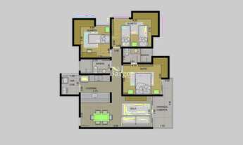 Imagem 3: Apartamento Garden com 2 ou 3 quartos à venda no Bairro Recanto da Mata em Juiz de Fora