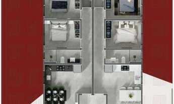 Imagem 3: Apartamento com 3 dormitórios à venda, 83 m² por R$ 380.000 - Itacolomi - Balneário Piçarr