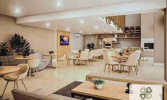 Imagem 7: Apartamento pé na areia com 2 dormitórios à venda, 75 m² por R$ 900.757 - Itacolomi - Baln