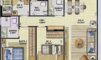 Imagem 2: Excelente Apto. 3 quartos