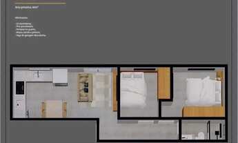 Imagem 11: Apartamento para Venda em Florianópolis, Ingleses do Rio Vermelho, 1 dormitório, 1 banheir