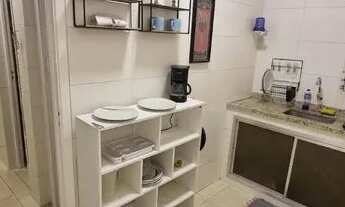 Imagem 7: Apto 1 quarto com dependências, mobiliado, silencioso e claro a 2 quadras da praia