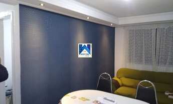 Imagem 3: 2 dormitórios, possui 1 banheiro, sala, cozinha, lavanderia, 1 vaga de garagem e localizad