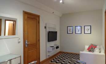 Imagem: Flat decorado com serviços em Ipanema