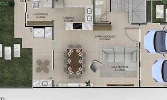 Imagem 7: Sobrado com 3 dormitórios à venda, 153 m² por R$ 780.000,00 - Tropical 3 - Cascavel/PR