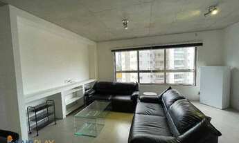 Imagem 3: Alugue ou Compre no Brooklin 74 M² Mobiliado com 1 Dormitório com Ar condicionado e duas v