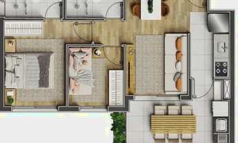 Imagem 3: Apartamento para venda possui 52 metros quadrados com 2 quartos em Vila Leopoldina - São P