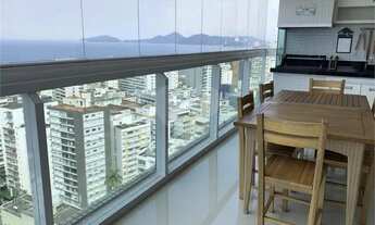 Imagem 4: Amplo apartamento vista mar Boqueirão, varanda gourmet, 3 suítes, 3 vagas