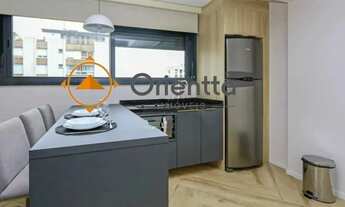 Imagem 5: Apartamento studio mobiliado de 26m², com 1 dormitório, cozinha equipada no MONT