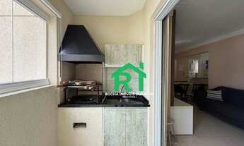 Imagem 2: Apartamento frente mar com varanda gourmet e lazer completo Praia das Astúrias, Guarujá