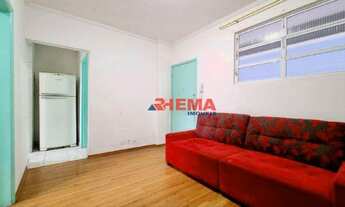 Imagem 2: Apartamento com 1 dormitório à venda, 33 m² por R$ 299.999,00 - Aparecida - Santos/SP