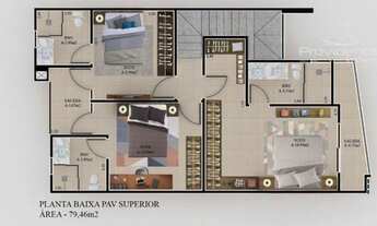 Imagem 6: Sobrado com 3 dormitórios à venda, 153 m² por R$ 780.000,00 - Tropical 3 - Cascavel/PR