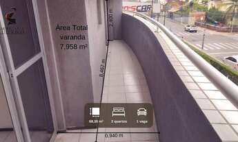 Imagem 2: AP2095 -Aluga apartamento na Praia de Iracema com 2 quartos (1 suíte) e 1 vaga