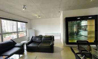 Imagem 4: Alugue ou Compre no Brooklin 74 M² Mobiliado com 1 Dormitório com Ar condicionado e duas v