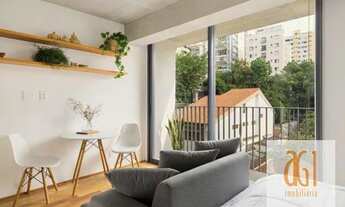 Imagem 2: Apartamento Studio com 1 dormitório para alugar, 28m² por R$ 3.800 mês, mais encargos - Vi