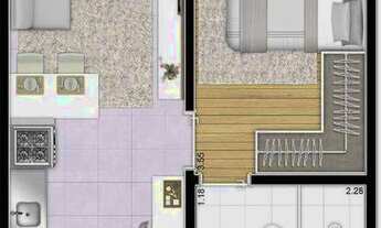 Imagem 3: Portal Barra Funda - Vl Pacaembu - 1 a 2 quartos - 28 a 43m² - Barra Funda, São Paulo - SP