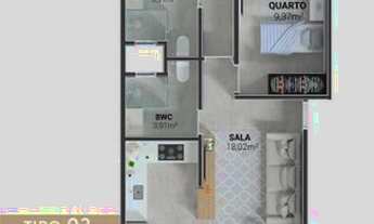 Imagem 4: Apartamento com 2 dormitórios à venda, 70 m² por R$ 345.000 - Itajubá II - Barra Velha/SC