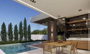 Imagem 3: Casa na planta no Condomínio Alphaville// 3 dormitórios// área gourmet completa #piscina