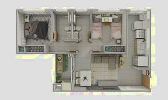 Imagem 4: Apartamento no Parque Dez, 2 quartos com suíte e varanda