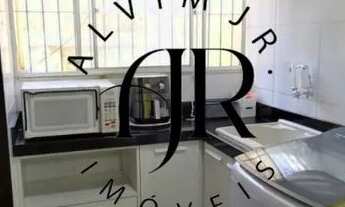 Imagem 3: Apartamento térreo com 76m², três quartos, salas de jantar e estar, varanda, WC social, co