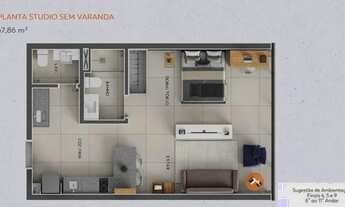 Imagem 3: Studio em lancamento no Ed Soho