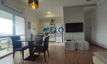 Imagem 2: Loft mobiliado para locação no Boqueirão, em Santos, com lazer completo!