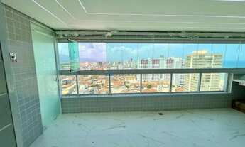 Imagem 4: Apartamento com vista lateral mar com 2 suítes, 3 banheiros, 2 vagas e 86m²
