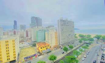 Imagem 5: Apartamento 2 dorm. no José Menino em Santos sacada com linda vista para o mar