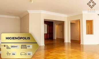 Imagem 3: Apartamento com 3 dormitórios à venda, 260 m² por R$ 2.580.000 - Higienópolis - São Paulo